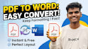 convert an image to word with accuracy