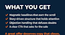 write high converting sales pages and sales letters that close