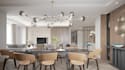 turn flat layout into photorealistic 3d visual, apartment house interior render