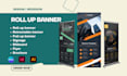 design redesign roll up banner design pull up banner  retractable banner