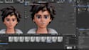 optimized 3davatar for webbased,vrchat,livestream,talkhead,game,arkit,facs,rig3d