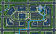 design custom area map, office site map and business direction map