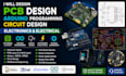 design electronic and electrical circuits pcb reverse engineer, wearable devices