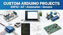 do arduino programming, esp32 coding,   iot, pcb and embedded systems projects