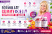 formulate gummy and jelly supplement or candy products