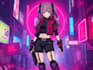 do a anime character , cyberpunk character