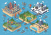 design vector or isometric map illustration
