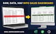create professional excel billing sheets, invoice tracker, data dashboard