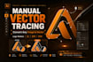 do vector tracing, convert image to vector file, vector logo, vectorize image