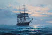 create ship oil painting for you