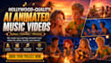create a cinematic ai animated 3d music video