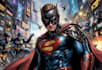 design epic superhero comic art and action scenes