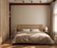 create photorealistic bedroom interior design, 3d rendering
