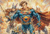 draw cinematic superhero comic book scenes