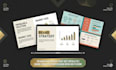 design a professional startup pitch deck and creator media kit