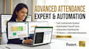 do fast and accurate excel data entry and attendance sheet management
