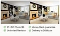 edit hdr and flash real estate photo