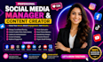 be your social media manager and content creator