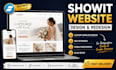 design redesign showit website update showit template customization blog and seo