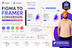 convert your figma design into a modern framer website with animations