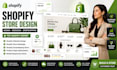 do shopify store design and redesign shopify website design shopify dropshopping