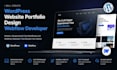 create wordpress website portfolio design  webflow developer