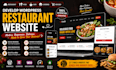 build restaurant website, restaurant, food website, cafe website