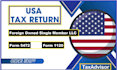 prepare foreign owned US llc form 5472 and pro forma 1120, 1040nr