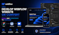 develop webflow website or convert figma and worpress to webflow