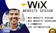 build develop wix website redesign website wix website development