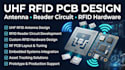 design uhf rfid pcb antenna, reader circuit and rfid hardware