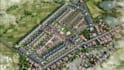 transform 3d residential masterplan aerial siteplan urban layout township render