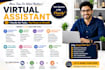 be creative virtual assistant, personal executive VA, social media admin, canva
