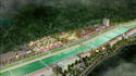 design waterfront masterplan township planning large scale urban siteplan render
