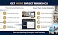 hotel booking website and airbnb website with direct reservations