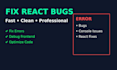 fix website bugs, API errors and functionality issues