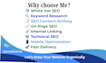provide white hat SEO blog posts that rank on google