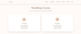 design a custom wedding invitation website