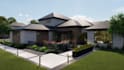 landscape design, garden design, backyard, swimming pool, and render images