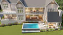 landscape design, garden, swimming pool, front and backyard