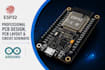 do esp32 pcb design, esp8266 iot pcb layout and gerber files for startups makers