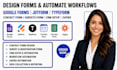 design google forms jotform typeform contact form CRM setup workflow automation