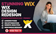 wix website redesign wix website design wix redesign wix website development