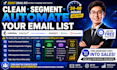 clean segment mailchimp, klaviyo, activecampaign email lists automation template