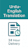 do english urdu translation service for you