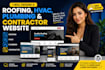 design a roofing, hvac, plumbing and contractor website