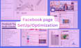 do facebook cover design, page audit, optimization, and content plan
