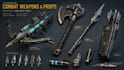 do 3d combat weapon 3d weapon concept fast bow modeling prototypes weapon asset