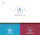 create an elegant candle logo for scented candle brands