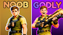 create clean fortnite youtube thumbnails with high CTR